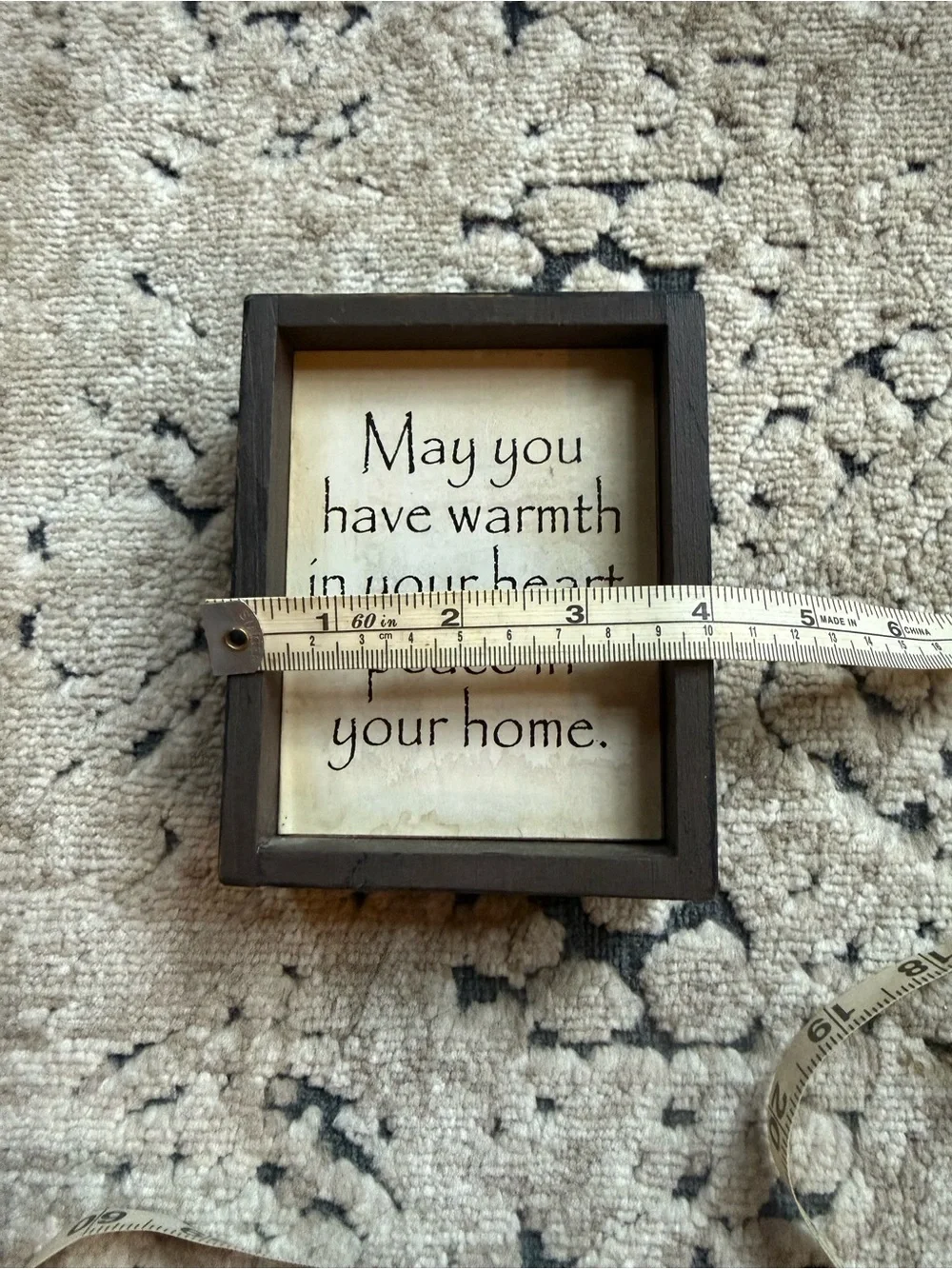Rustic Black Framed Wall Sign - 'Give Me a House...'